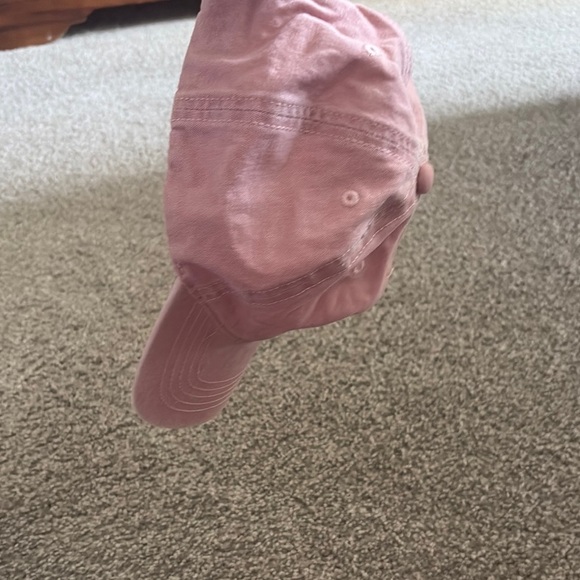 color 'pale Pink' Baseball Cap 100% cotton material adjustable strap - Picture 4 of 5